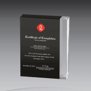 크리스탈상패hs408