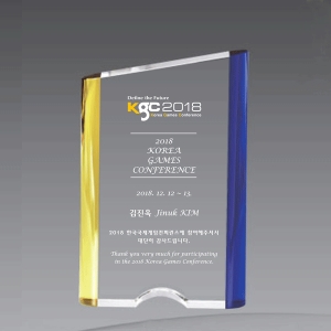 크리스탈상패hs421