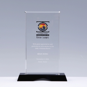 크리스탈상패hs427