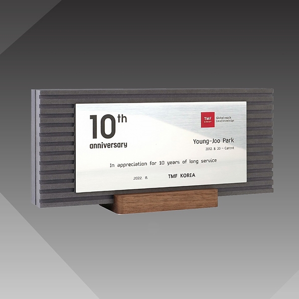 메탈우드상패hs112