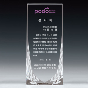 크리스탈상패SP-060-02