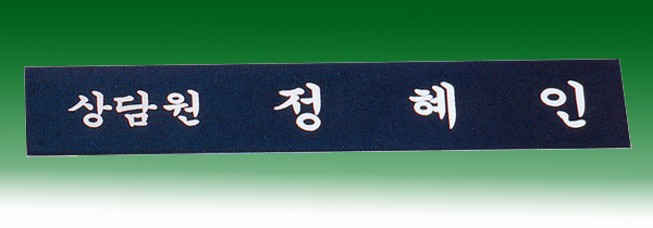 삼각명패148-19 은색40cm