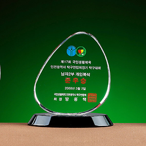 크리스탈상패J310-2