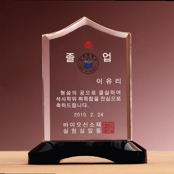 크리스탈상패HS2281