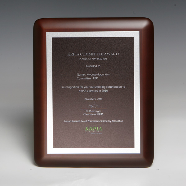 Wood Metal상패12-001