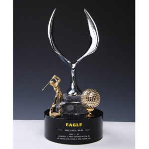 크롬블랙크리스탈트로피HSG204