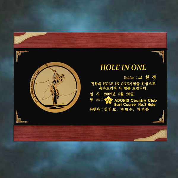 메탈우드홀인원패CRT303